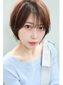 大人小顔ショートボブ耳かけ丸みくびれ30代40代50代