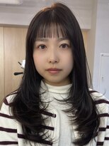 フルリール(fleurir) レイヤーカット/ハッシュカット/グレージュ/バタフライレイヤー