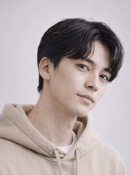 ハレ メンズサロン たまプラーザ(Hale) Haleメンズ刈り上げセンターパートニュアンスパーマたまプラーザ