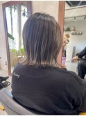 バレイヤージュ×シルバーグレージュ