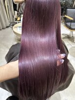 ジーナ 吉塚(Zina) カシスピンク【福田れん】吉塚美容室 髪質改善 ブリーチ 箱崎