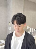 メレ 仙台(Mele) リバースセンターパート/ニュアンスパーマ/ダウンバング/仙台
