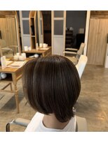 ソアー 東川口(soar) ショートボブ×白髪隠しハイライト