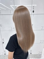 アース 札幌駅前店(HAIR&MAKE EARTH)&nbsp;ミルクティーベージュカラー