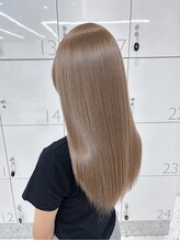 アース 札幌駅前店(HAIR&MAKE EARTH) ミルクティーベージュカラー