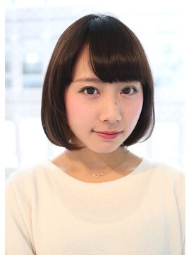 サロンドミルク 原宿(salon de MiLK) 【salon de MiLK原宿】大人かわいい暗髪ボブ