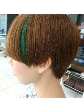 ルクール 喜多町店(Le Coeur) モード×ショートマッシュ/インナーカラー◎20代30代40代50代