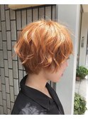 【vicus hair】シャーベットオレンジ by 井上瑛絵