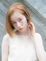 ルティア(Lutia)&nbsp;クリアベージュ 大人ボブ ダブルカラー☆