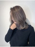 グレージュ×グラデーション