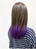 紫と赤紫のゲンガーテールカラー