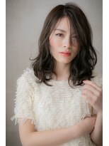 カバーヘア ブリス 川口(COVER HAIR bliss)&nbsp;グラマラスなアシンメトリー小顔セミディZ川口30代40代50代