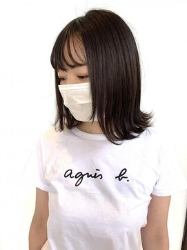 ヘアーアンドスパ フェリーチェ ミチ 野田屋町店(HAIR&SPA felice MICHI) 切りっぱなし風・外ハネボブ