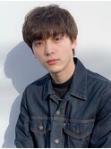 【KANGOL】センターパート パーマ 韓国 ウルフ マッシュ カラー