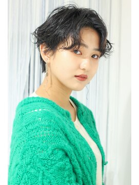 クラン(Chlan) 可愛いショートヘア☆魅力倍増カール×大人ダークアッシュ