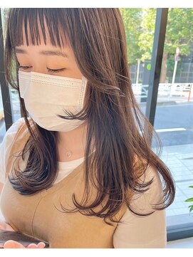 ナナローネス(nana loness) 顔周りカット/透明感カラー/レイヤーカット