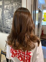 ナナナパレナ 梅田店(nanana parena)&nbsp;デジタルパーマで巻きスタイル×艶髪×女神ロング顔まわり