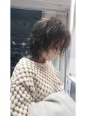 ウルフにパーマ!