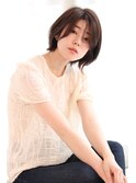 大人キレイ × くびれショートボブ
