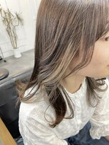 ルヴェルヘアー(Revel hair)&nbsp;イヤリングカラー×グレージュ