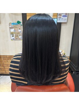 ヘアスタジオブービー ツヤ髪ストレート/レイヤーカット