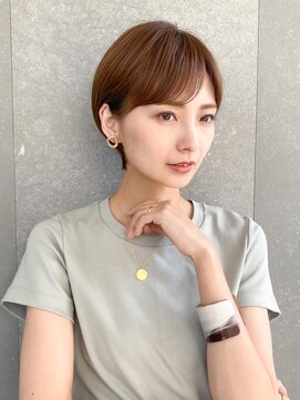 ロンド レグリーズ 立川(Lond leglise) ショート×顔周り×前髪×シルキーベージュ×グレージュカラー