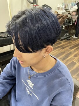 ヘアープロポーザー ラグ(hair proposer Leggu) メンズハンサムショート/センター/刈り上げ/ブルーブラック