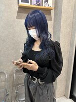 ムード カナザワ(mood kanazawa)&nbsp;ブルー×ブラックエンドカラー