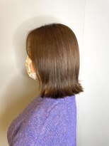 ブロッサム 東久留米店(Blossom)&nbsp;イメチェン小顔前髪外ハネボブ大人可愛いチェリーブラウン