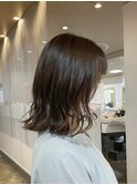 暗髪グレージュ(^^)宮崎/暗髪カラー
