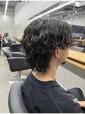 波巻きパーマウルフ