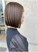 ミニボブ/アッシュベージュ/ヘッドスパ