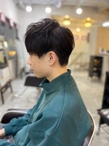 メンズカット バイ ソイクフ(メンズカット by SOY-KUFU)&nbsp;MEN'SHAIRアッシュブラックベリーショートダークアッシュ