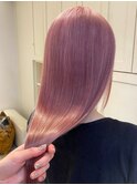 髪質改善■艶髪×ハイトーン_ダブルカラー_ピンク