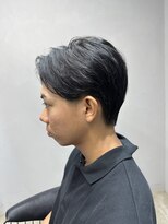センターパート ニュアンスパーマ 毛流れパーマ
