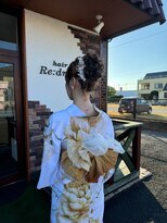 ヘアー リードレス(hair Re:dress)&nbsp;大人可愛いガーリーゆるふわアップ 浴衣 着物 祭り