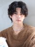 ★前髪を立ち上げたい方へ★似合わせカット＋韓国式前髪アップパーマ￥8800