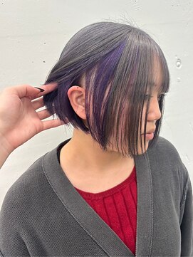 ジルスタジオ(JILL STUDIO) JILL STUDIO インナーカラーバイオレットアッシュ