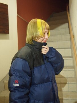 コレットヘアー ザモリオカ(Colette HAIR the MORIOKA) ♪yellow design color♪