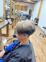 ルッカヘアガーデン バイ ラッシュゴールド(RUCCA HAIR GARDEN by LUSH GOLD)&nbsp;センターパート×エンドカラー