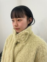 エンドリンク(endlink) 顔周り レイヤーオリーブグレージュハンサムショート 前髪なし