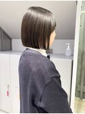 イメチェン/ホワイトブロンド/外ハネボブ/美髪/名駅y8