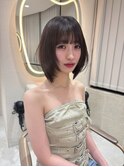 20代/韓国ボブ/レイヤーボブ/タッセルボブ/透明感カラー