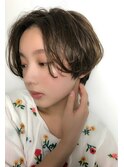 グレージュボブ♪溝口美容院//un//オージュアサロン