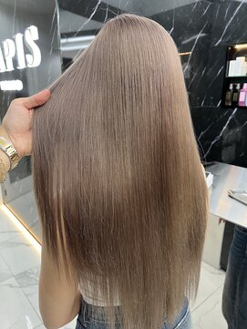 ラピス 渋谷本店(Lapis) ミルクティーカラー/ブリーチカラー/髪質改善/レイヤーカット