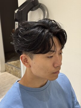 バース 梅田中崎町店(BIRTH) ニュアンスパーマフェザーパーマセンターパートワンカールパーマ