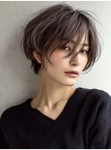 白髪ぼかし脱白髪染め大人ショート30代40代50代