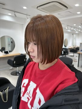 ナウアズ(now as.) パツっとボブ×顔まわりレイヤー【樋富】【now as.明石】