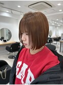 パツっとボブ×顔まわりレイヤー【樋富】【now as.明石】