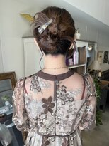 ヘアーデザイン シュシュ(hair design Chou Chou by Yone)&nbsp;カチモリヘア/カチモリ/お呼ばれヘア/ヘアアレンジ